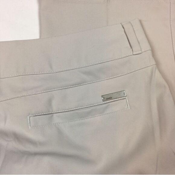 Adidas Cream Straight Leg Women's Pants - Picture 4 of 5